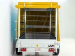 Anhänger mit Plane 150x300cm 2600kg | Typ 7.26 | Hochplane 180cm – Gelb-Neu – Bild 4