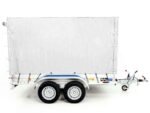Anhänger mit Plane 150x300cm 2600kg | Typ 7.26 | Hochplane 180cm – Weiß-Neu – Bild 2