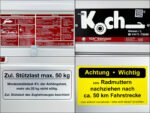 Anhänger mit Plane 125x250cm 750kg | Typ U4 | Flachplane Profi weiß-Neu – Bild 10