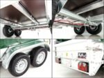 Anhänger mit Plane 150x300cm 2600kg | Typ 7.26 | Hochplane 180cm – Grün-Neu – Bild 11