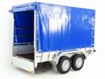 Anhänger mit Plane 150x300cm 2600kg | Typ 7.26 | Hochplane 180cm – Blau-Neu – Bild 7