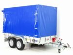 Anhänger mit Plane 150x300cm 2600kg | Typ 7.26 | Hochplane 180cm – Blau-Neu – Bild 9