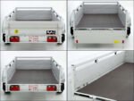 Anhänger mit Plane 125x250cm 750kg | Typ U4 | Flachplane Profi hellblau-Neu – Bild 8