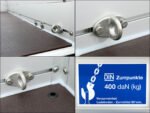 Anhänger mit Plane 125x250cm 750kg | Typ U4 | Flachplane Profi hellblau-Neu – Bild 9