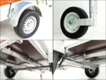 Anhänger mit Plane 150x300cm 1300kg | Typ 7.13 | Hochplane 160cm – Orange-Neu – Bild 10
