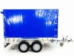 Anhänger mit Plane 150x300cm 2600kg | Typ 7.26 | Hochplane 180 cm – Blau-Neu – Bild 9