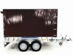 Anhänger mit Plane 150x300cm 2600kg | Typ 7.26 | Hochplane 180 cm – Schwarz-Neu – Bild 4