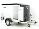 Debon Kofferanhänger Roadster Alu 255 125x255cm H:156cm | Schwarz-Neu – Bild 9