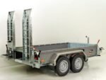 Vezeko Baumaschinenanhänger BA 175x360cm 3,5t|SB|Schwenk-Rampen|grau-Neu – Bild 2