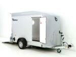 Debon Kofferanhänger C300 148x295cm H:190cm 1,3t| Polybug|Tür|grau-Neu – Bild 2
