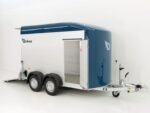 Debon Kofferanhänger Cargo  H:200cm 2,0t|Alu|Polybug|Tür|blau-Neu – Bild 6