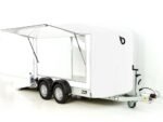 Debon Kofferanhänger C500 Sandwich 164x300cm H:200cm 2,0t|Alu|Polybug|Tür|weiß-Neu – Bild 7