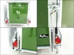 Debon Kofferanhänger Cargo 1300 Vollpoly 150x290cm H:160cm|Tür|olivgrün-Neu – Bild 11