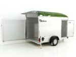 Debon Kofferanhänger C400 164x315cm H:200cm 1,3t|Alu, Polybug|Tür|olivgrün-Neu – Bild 2