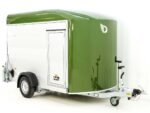 Debon Kofferanhänger C400 164x315cm H:200cm 1,3t|Alu, Polybug|Tür|olivgrün-Neu – Bild 3