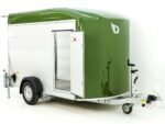 Debon Kofferanhänger C400 164x315cm H:200cm 1,3t|Alu, Polybug|Tür|olivgrün-Neu – Bild 5