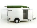 Debon Kofferanhänger C400 164x315cm H:200cm 1,3t|Alu, Polybug|Tür|olivgrün-Neu – Bild 7