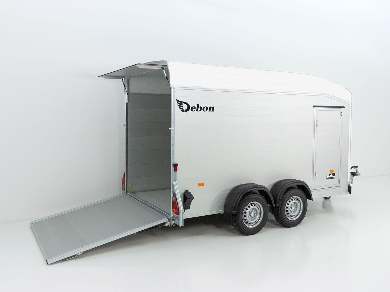 2904_02iYOv8671IPn1B_1280x1280.jpg Debon Kofferanhänger Roadster Alu C700 179×378 H201 2,6t|Alu|Polybug|Tür|weiß-Neu – Bild 1