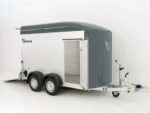 Debon Kofferanhänger C500 164x300cm H:200cm 2,0t|Alu|Polybug|Tür|grau-Neu – Bild 4