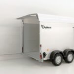 Debon Kofferanhänger C500 164x300cm H:200cm 2,0t|Alu|Polybug|Tür|weiß-Neu