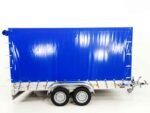 Anhänger mit Plane 185x400cm 2600kg | Typ 10.26 | Hochplane 200cm Blau-Neu – Bild 11