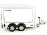 Debon Kofferanhänger C500 Sandwich 164x300cm H:200cm 2,0t | Alu | Polybug | Tür | Weiß-Neu – Bild 7