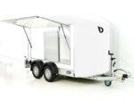 Debon Kofferanhänger C500 Sandwich 164x300cm H:200cm 2,0t | Alu | Polybug | Tür | Weiß-Neu – Bild 3