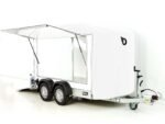 Debon Kofferanhänger C500 Sandwich 164x300cm H:200cm 2,0t | Alu | Polybug | Tür | Weiß-Neu – Bild 6