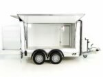 Debon Kofferanhänger C500 Sandwich 164x300cm H:200cm 2,0t | Alu | Polybug | Tür | Weiß-Neu – Bild 8