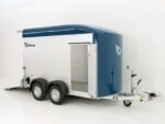 Debon Kofferanhänger C500 164x300cm H:200cm 2,6t|Alu|Polybug|Tür|blau-Neu – Bild 4