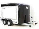 Debon Kofferanhänger C500 Sandwich 164x300cm H:200cm 2,0t | Alu | Polybug | Tür | Schwarz-Neu – Bild 3