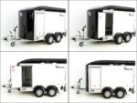 Debon Kofferanhänger C500 Sandwich 164x300cm H:200cm 2,0t | Alu | Polybug | Tür | Schwarz-Neu – Bild 10