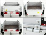 Anhänger mit Plane 105x205cm 750kg | Typ U2 | Flachplane Profi Anthrazit-Neu – Bild 8