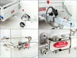 Anhänger mit Plane 105x205cm 750kg | Typ U2 | Flachplane Profi Anthrazit-Neu – Bild 9