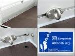 Anhänger mit Plane 105x205cm 750kg | Typ U2 | Flachplane Profi Anthrazit-Neu – Bild 10