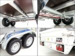 Anhänger mit Plane 150x350cm 2600kg | Typ 8.26 | Hochplane 180cm Silber-Neu – Bild 12