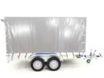 Anhänger mit Plane 150x350cm 2600kg | Typ 8.26 | Hochplane 180cm Silber-Neu – Bild 4