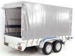 Anhänger mit Plane 150x350cm 2600kg | Typ 8.26 | Hochplane 180cm Silber-Neu – Bild 5