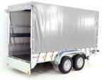 Anhänger mit Plane 150x350cm 2600kg | Typ 8.26 | Hochplane 180cm Silber-Neu – Bild 8