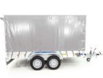 Anhänger mit Plane 150x350cm 2600kg | Typ 8.26 | Hochplane 180cm Silber-Neu – Bild 9