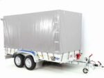 Anhänger mit Plane 150x350cm 2600kg | Typ 8.26 | Hochplane 180cm Silber-Neu – Bild 10