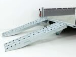 Vezeko Baumaschinenanhänger BA 190×390 cm 3,5t | grau | Schwenk-Rampen | SB-Neu – Bild 2