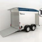 Debon Kofferanhänger Cargo  H:200cm 2,0t|Alu|Polybug|Tür|blau-Neu
