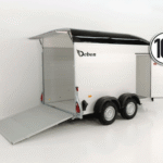 Debon Kofferanhänger Cargo  H:200cm 2,6t|Alu|Polybug|Tür|schwarz-Neu