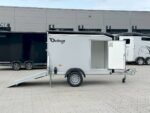 Debon C255 V2 Wabenkern 750kg Kofferanhänger Schwarz Grau mit Seitentür Cheval Liberté – Bild 2