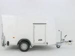 Debon Kofferanhänger Cargo 1300 Vollpoly 150x290cm H:160cm|Tür|weiß-Neu – Bild 7