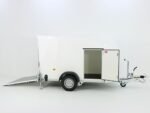 Debon Kofferanhänger Cargo 1300 Vollpoly 150x290cm H:160cm|Tür|weiß-Neu – Bild 9