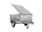 Garden Trailer 201 KIPP Anhänger mit Plane 750 kg -Deckelanhänger-Neu