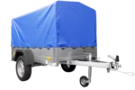 Anhänger mit Plane Garden Trailer 201 KIPP [mit Stützrad, blauer Hochplane und Hochspriegel]-Neu