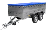 Anhänger mit zwei Achsen Garden Trailer 264/2 KIPP [inkl. zusätzliche Bordwände und Flachplane] – Bild 3